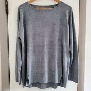 Barefoot Dreams Pointelle Ribbed CozyChic Ultra Lite Tunic - Seafoam Green